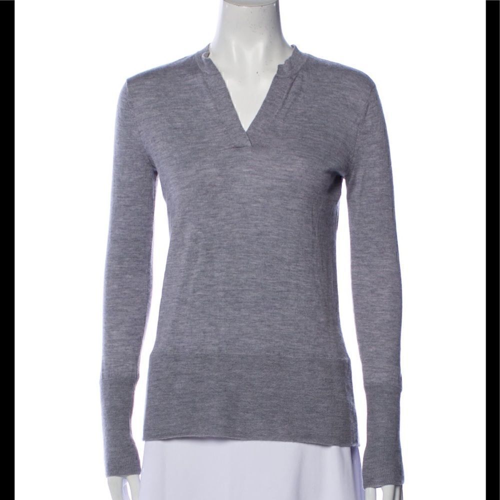 3.1 Phillip Lim Women’s 100% cashmere V-neck sweater in gray size XS, NWT